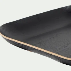 Plateau rectangle en bois L45xl36cm - noir