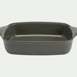 Plat à four en céramique L36,5cm - vert cèdre