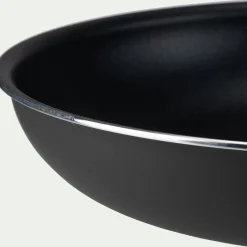 Poêle en aluminium noir D24cm
