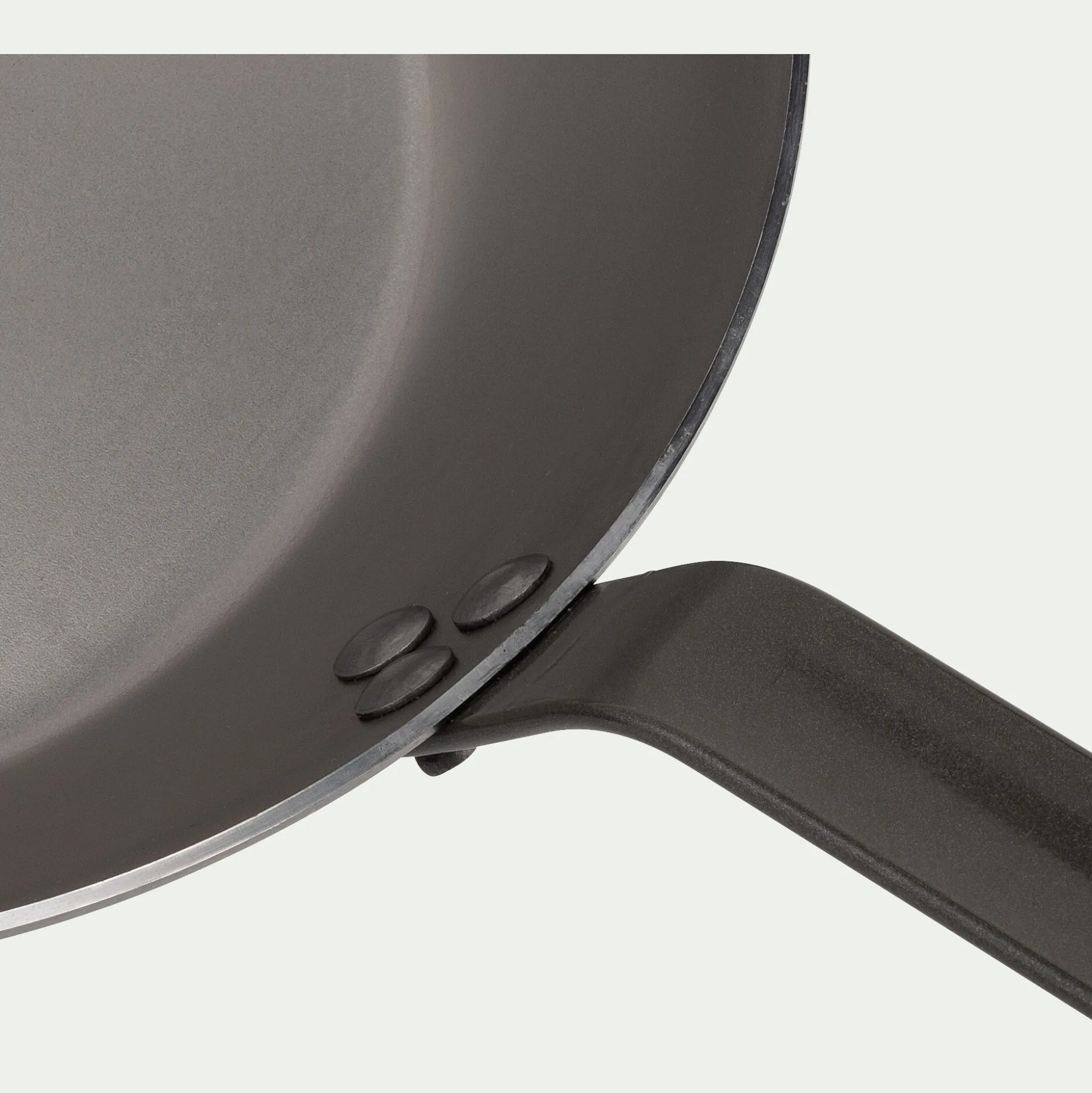 Poêle en tôle De Buyer D24cm - argenté
