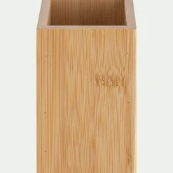 Porte brosse à dent en bambou - naturel