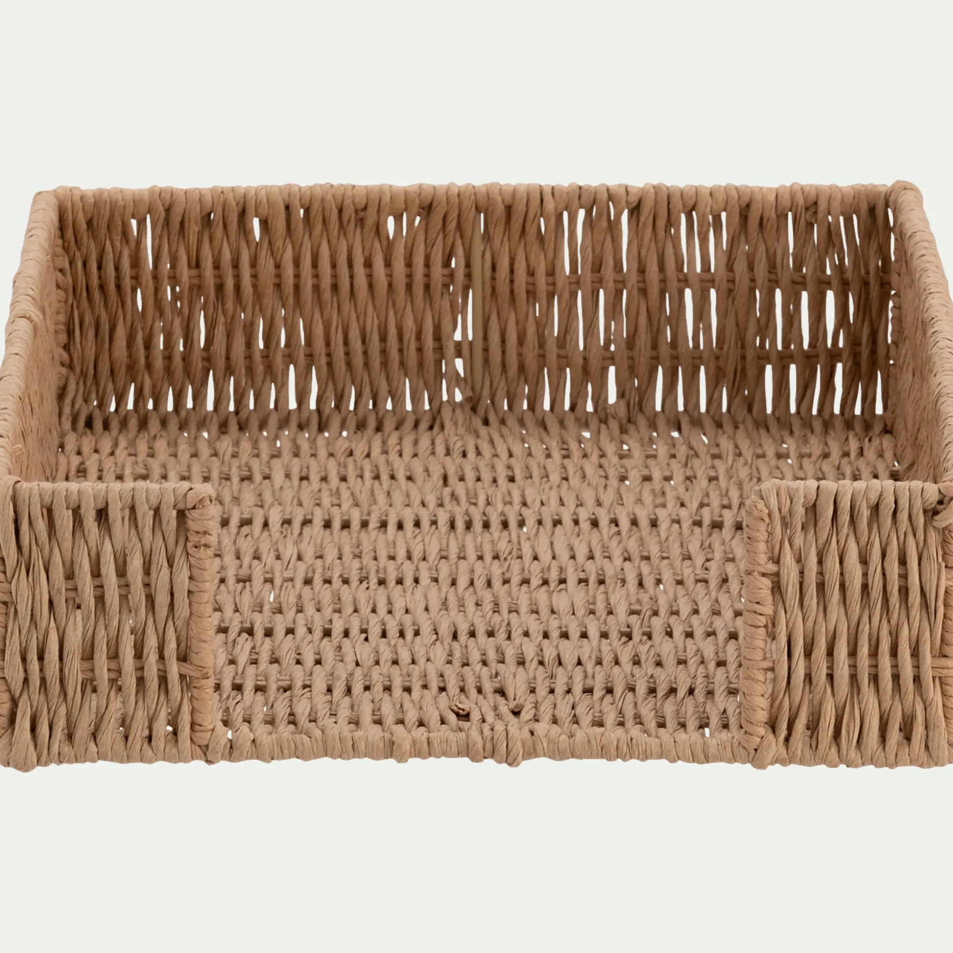 Porte-documents plat en papier L31,5cm - naturel