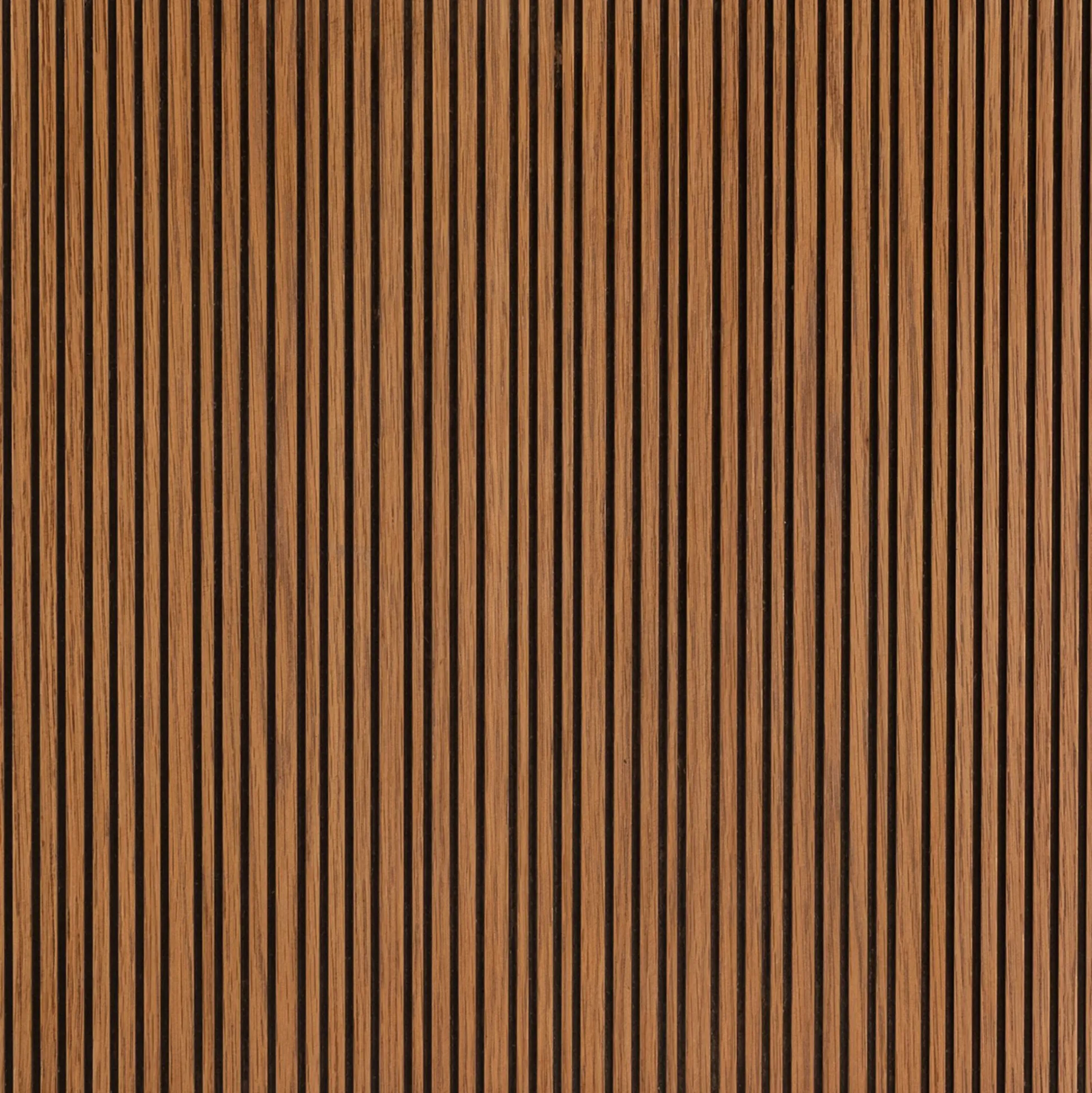 Porte en chêne strié avec fond - bois foncé