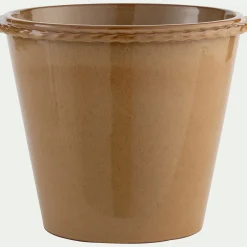 Pot en terre cuite D30cm - jaune