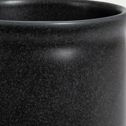 Pot à ustensiles de cuisine en grès D13cm - gris