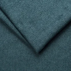 Pouf en tissu avec coffre - bleu figuerolles