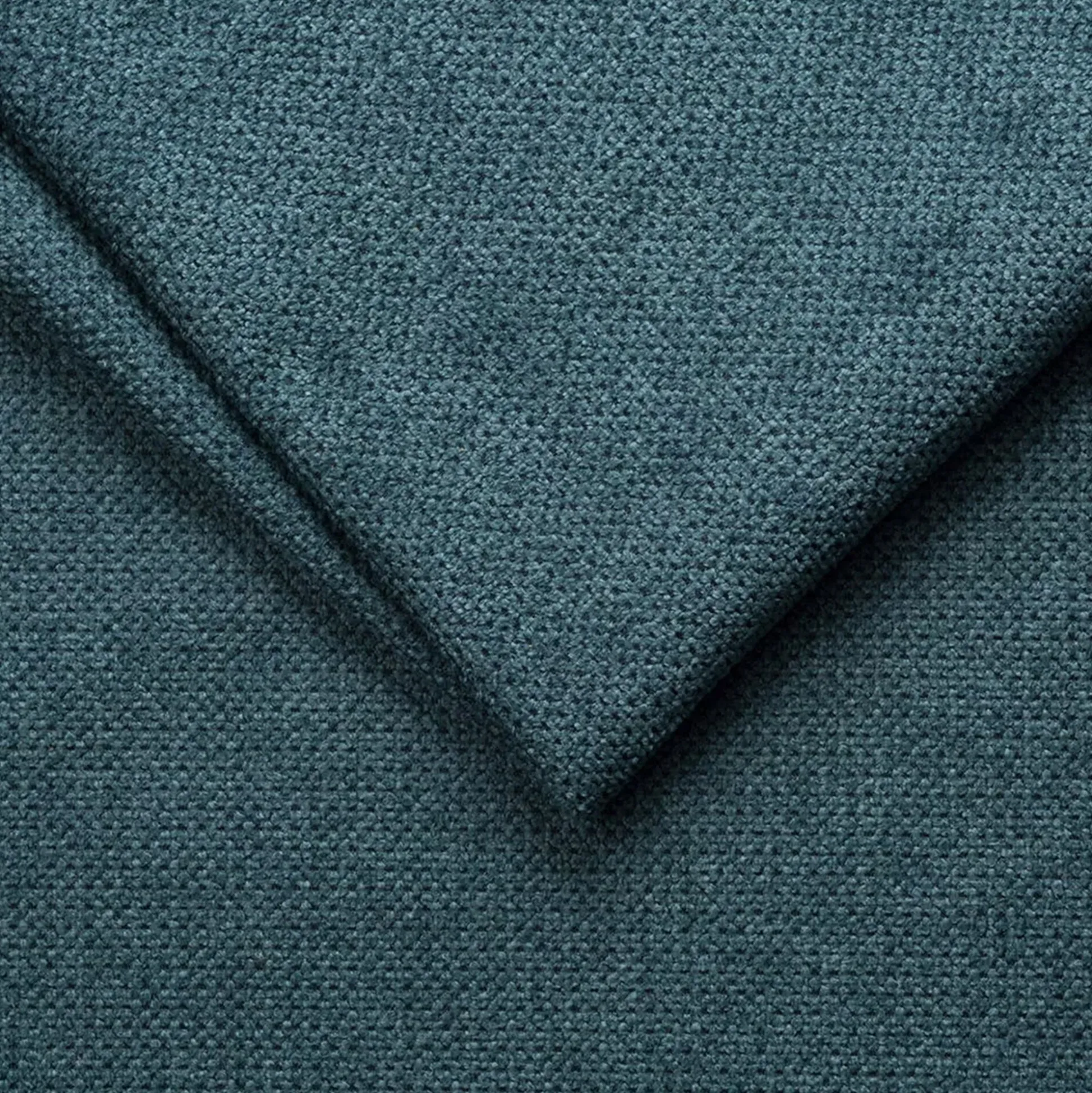 Pouf en tissu avec coffre - bleu figuerolles