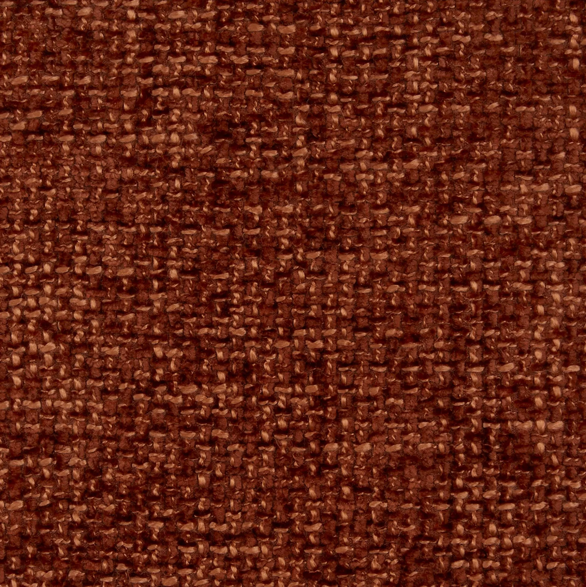 Pouf en tissu chenille - brun rustrel