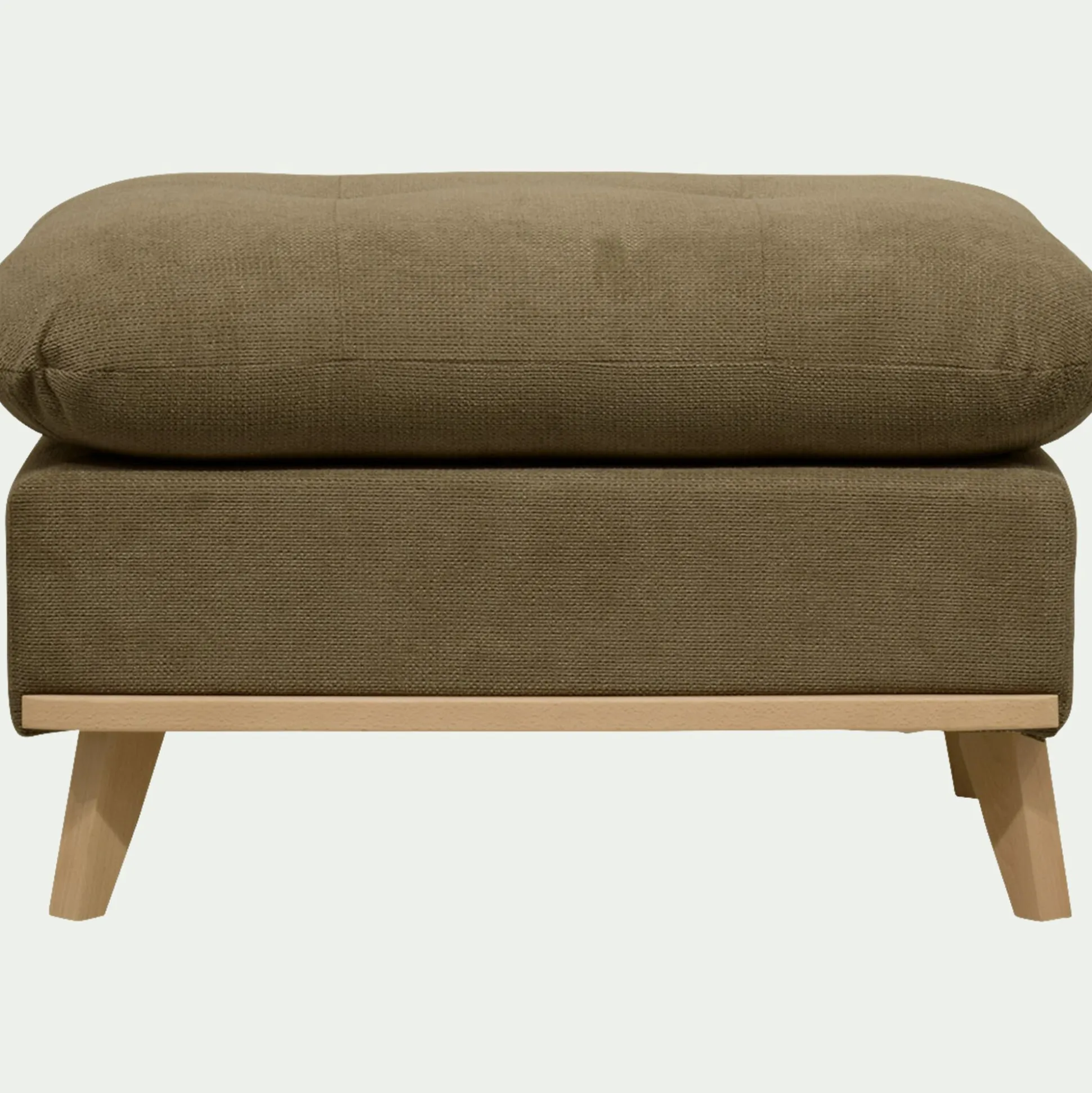 Pouf en tissu crown - vert cèdre