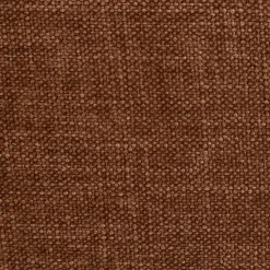 Pouf en tissu doux tramé - brun rustrel