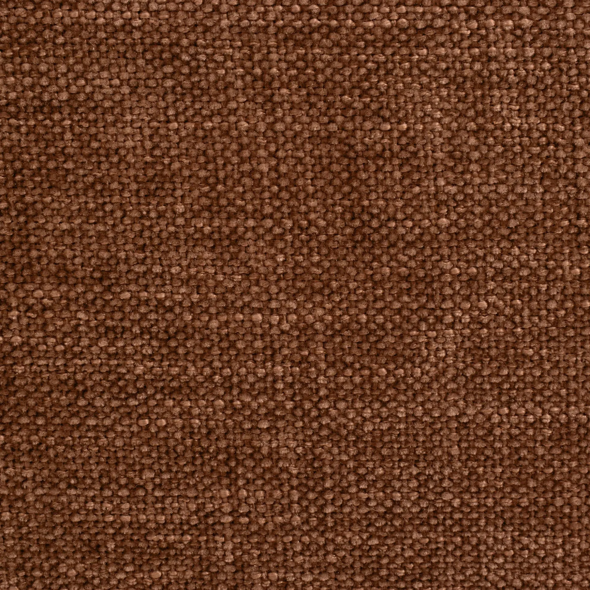 Pouf en tissu doux tramé - brun rustrel