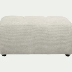 Pouf en tissu Eden - beige alpilles