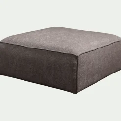 Pouf en tissu genesis - beige roucas