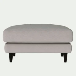 Pouf en tissu joint - gris borie