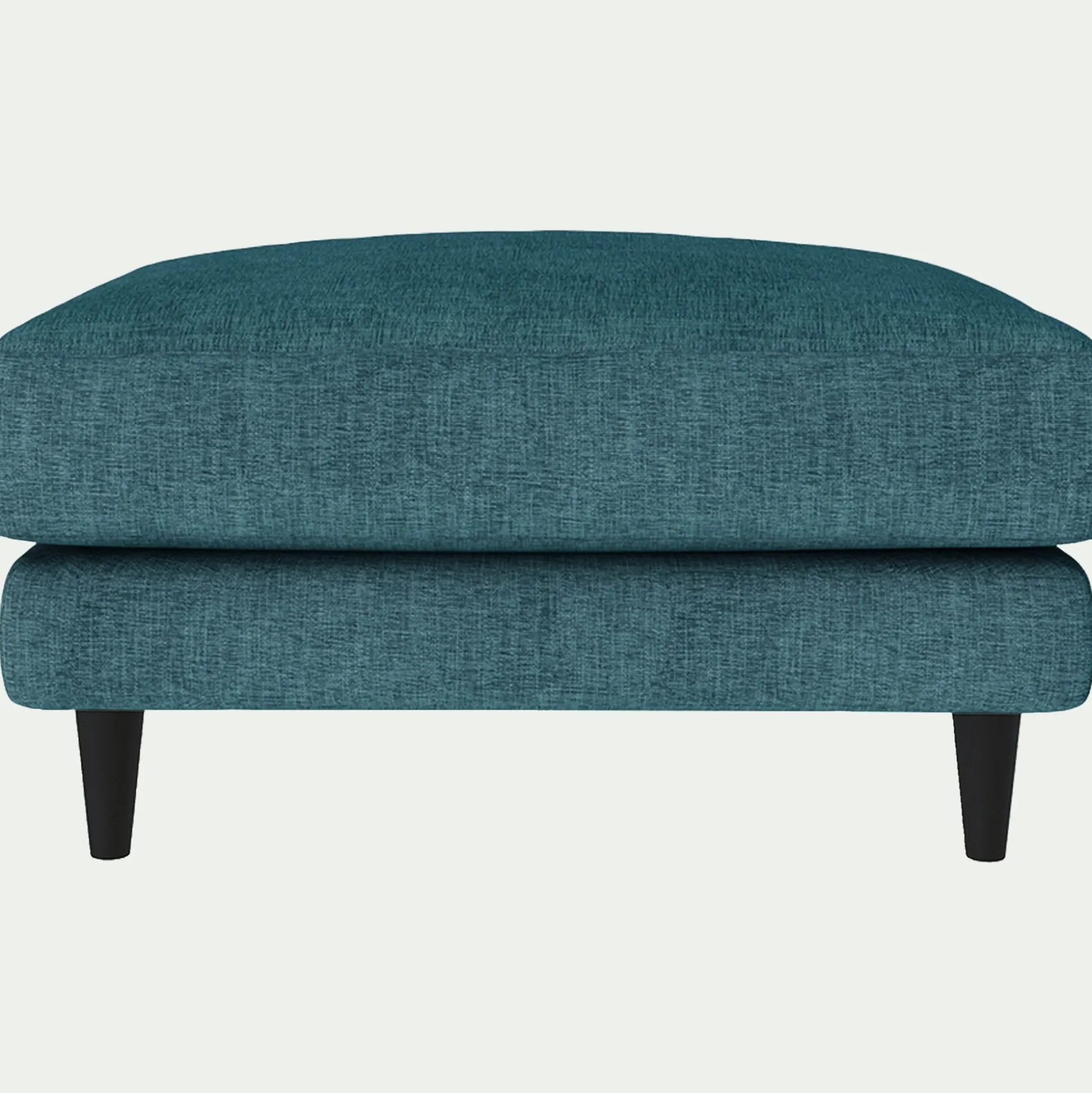 Pouf en tissu monclar - bleu niolon