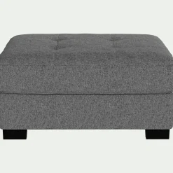 Pouf en tissu Pop - gris moyen