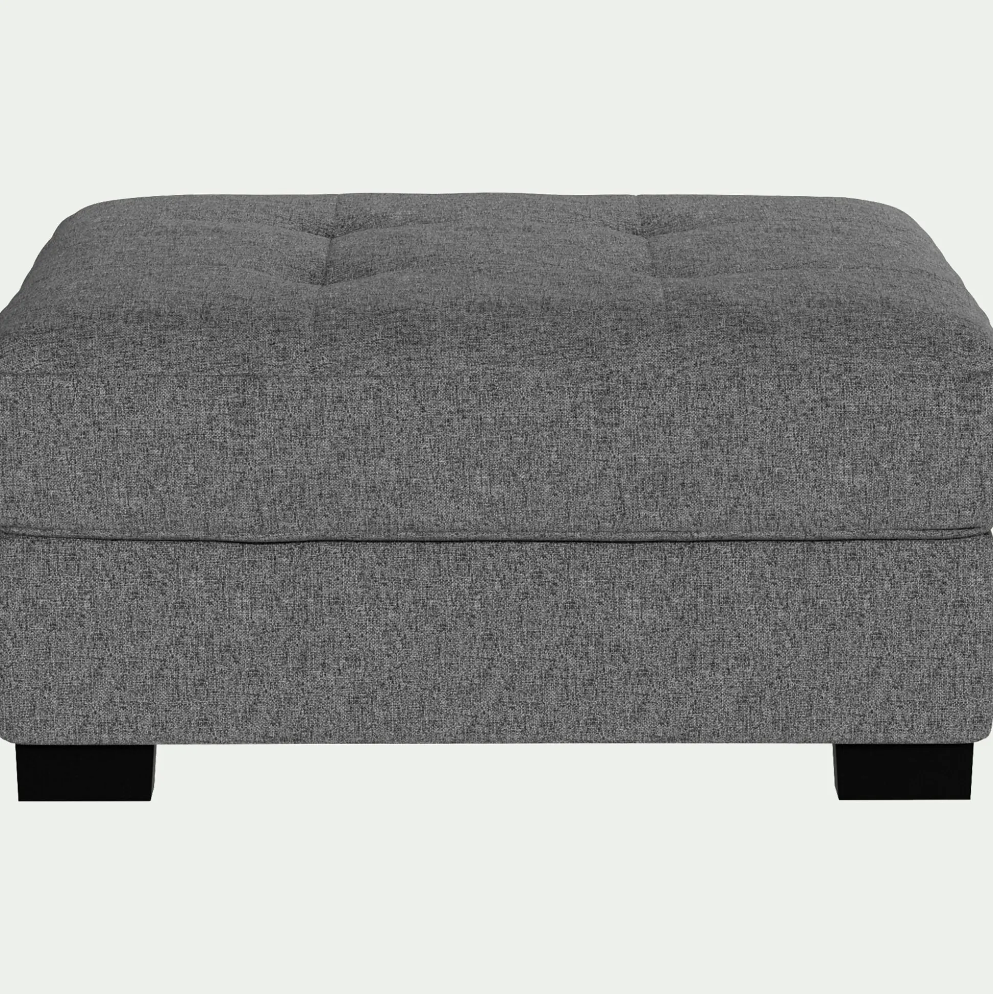 Pouf en tissu Pop - gris moyen