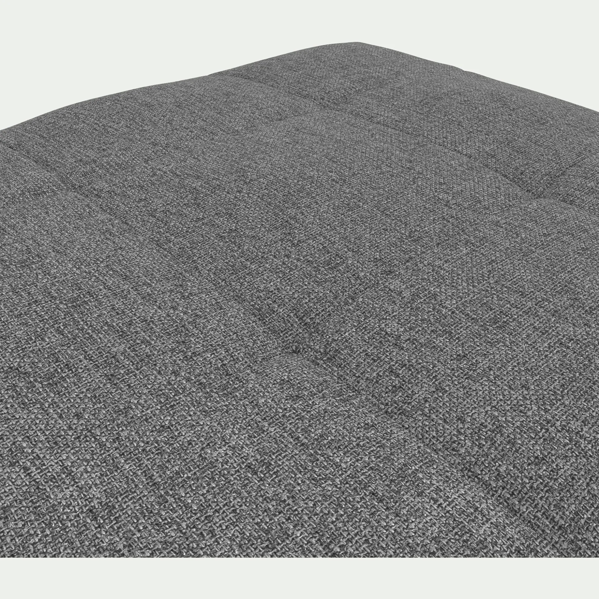 Pouf en tissu Pop - gris moyen
