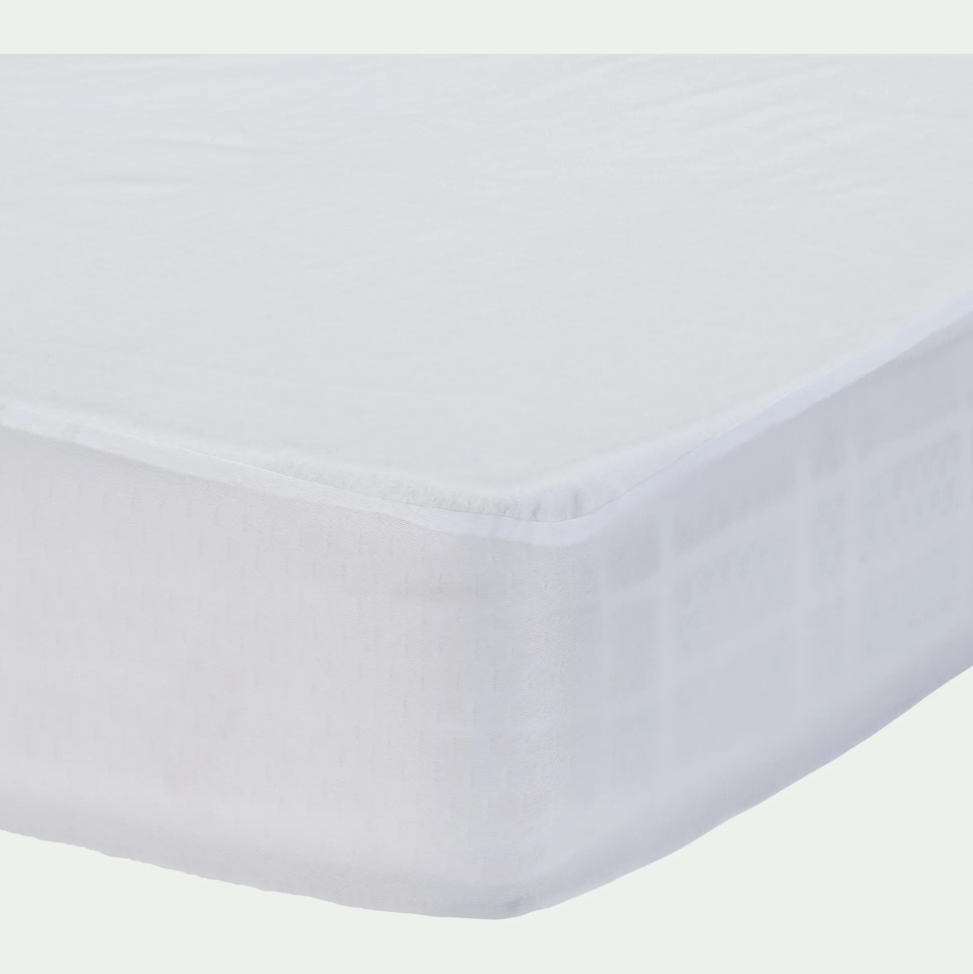 Protège-matelas imperméable en coton recyclé 90x200cm bonnet 25cm