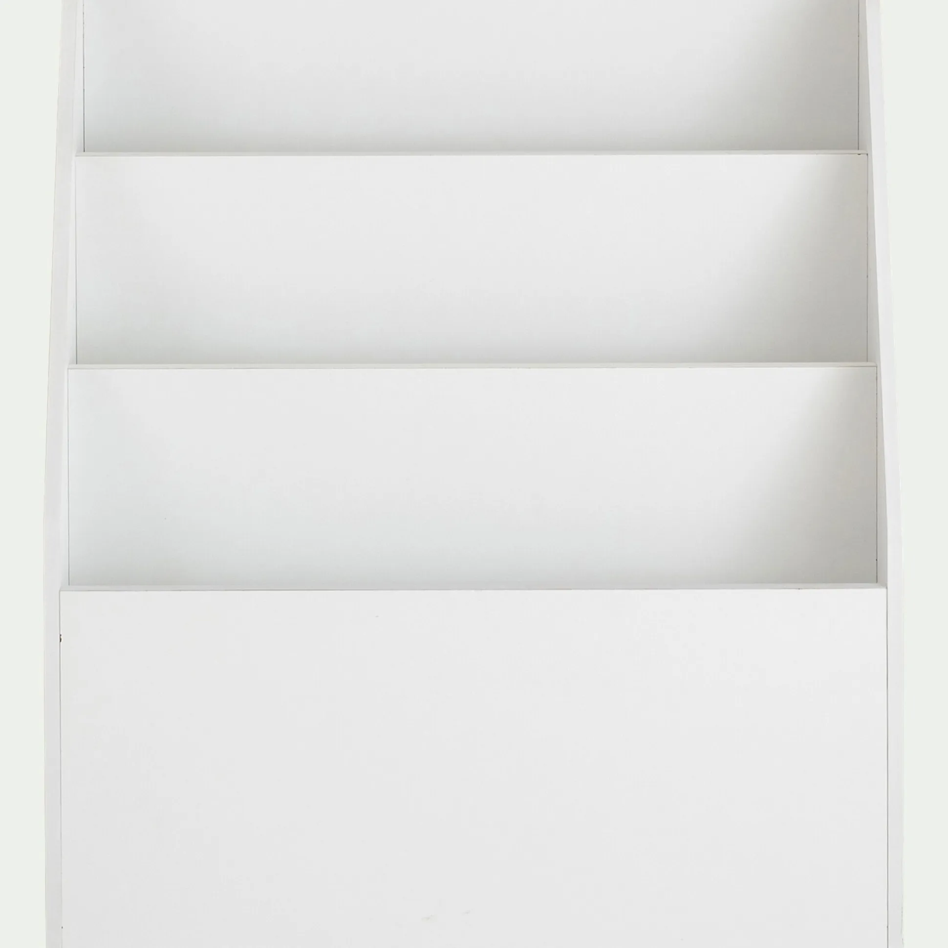 Range-livres enfant 3 compartiments en bois - blanc