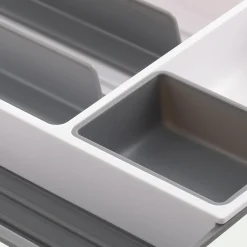 Range ustensiles en plastique - gris