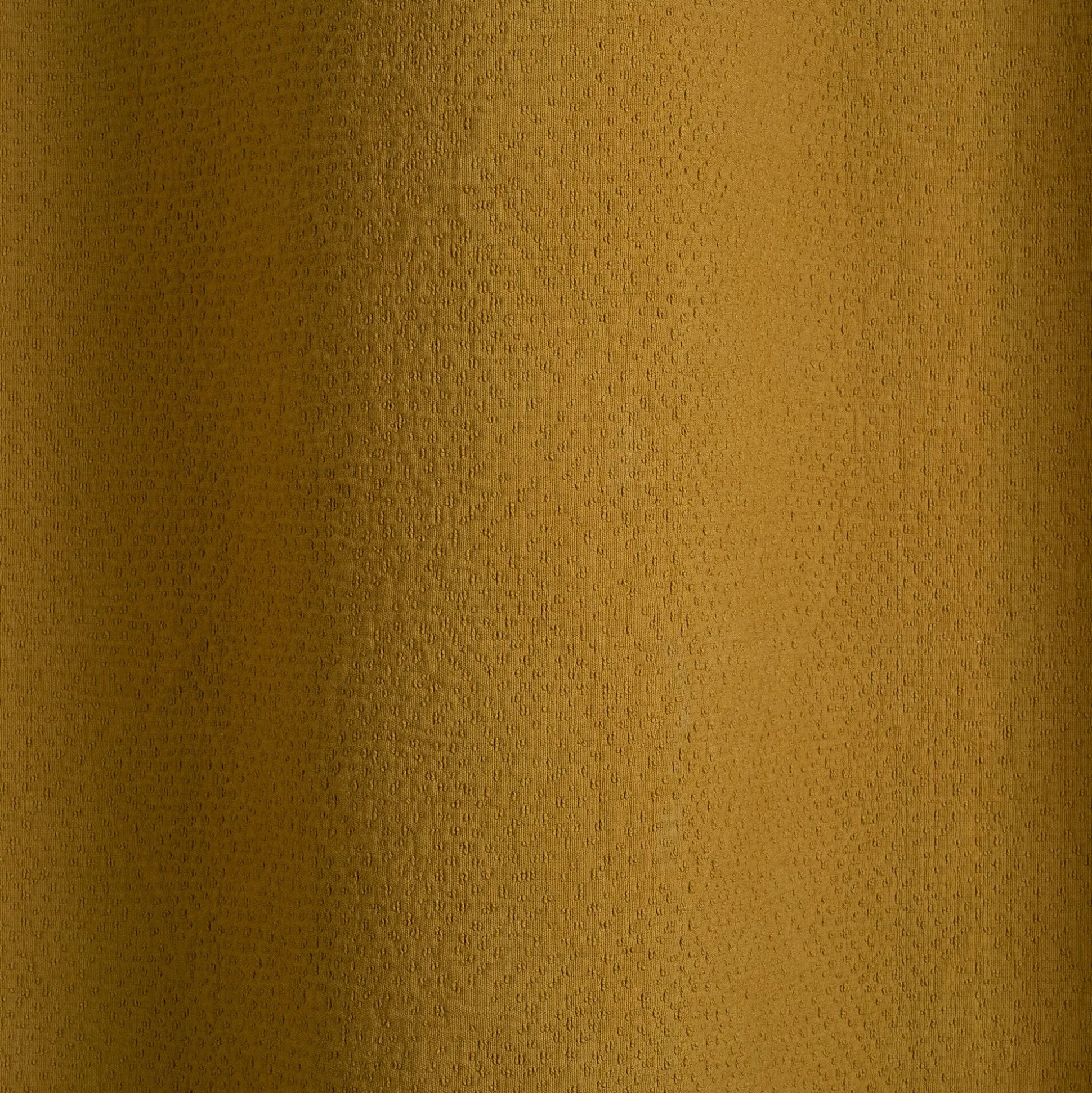 Rideau à œillets en coton finition surpiqûre 140x250cm - vert mousse