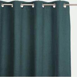 Rideau à œillets en coton 140x250cm - vert