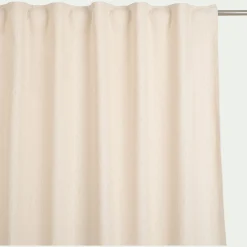 Rideau à pattes cachées en coton 130x250cm - beige