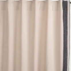 Rideau à pattes cachées en coton 140x250cm - beige
