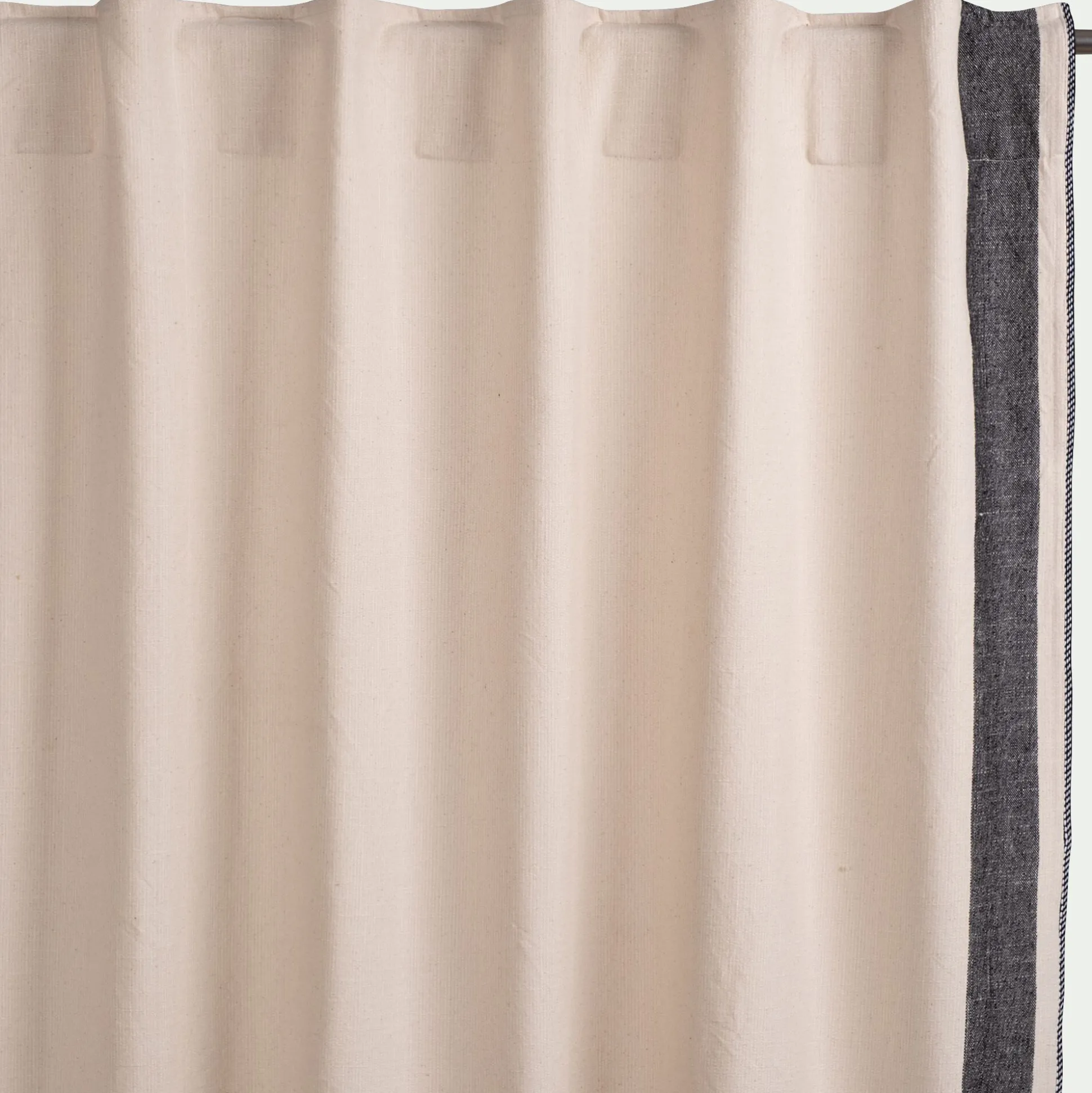 Rideau à pattes cachées en coton 140x250cm - beige