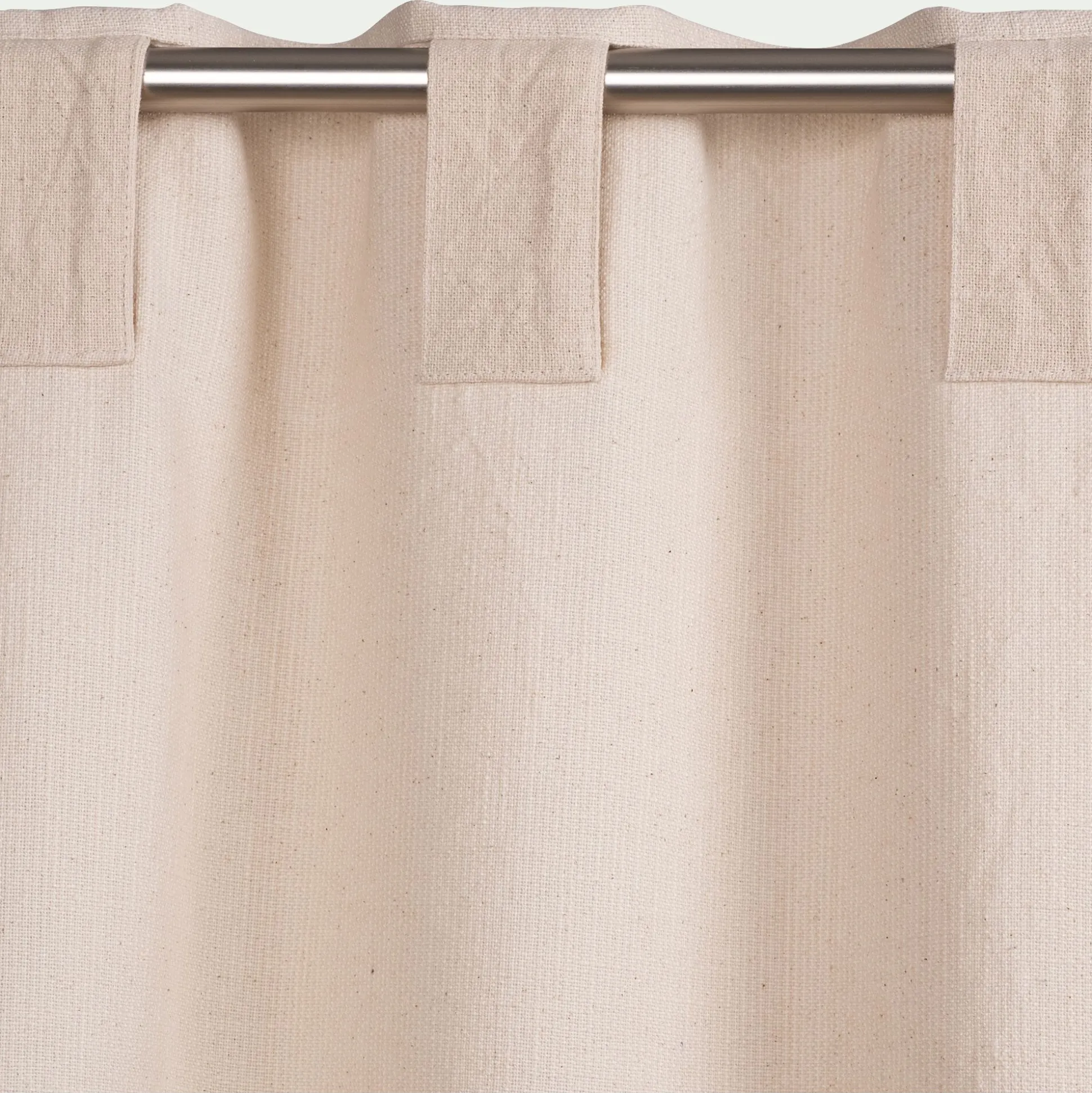 Rideau à pattes cachées en coton 140x250cm - beige