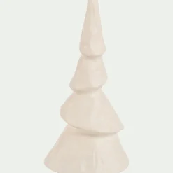 Sapin décoratif à poser en aluminium H18,5cm - blanc