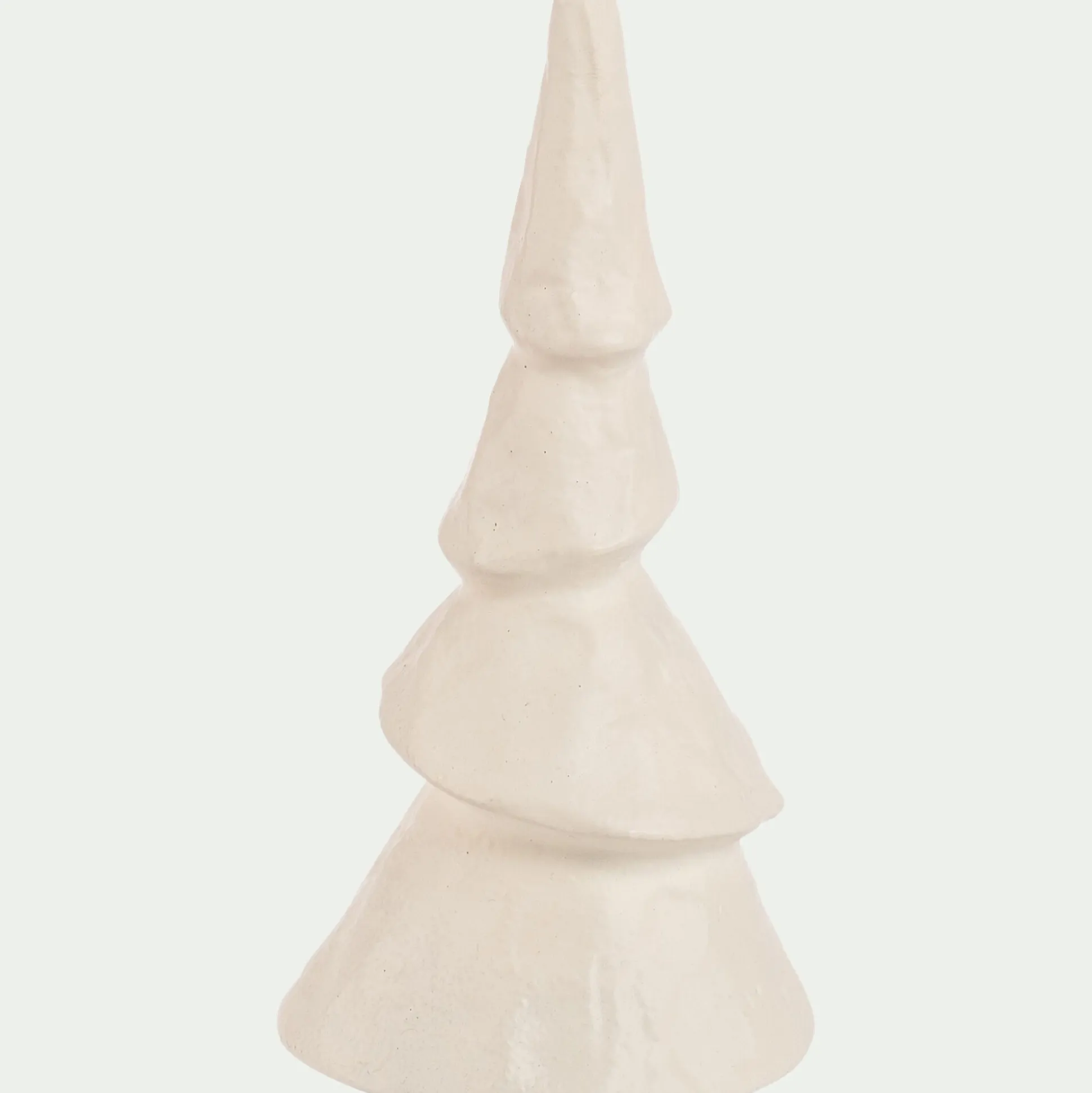 Sapin décoratif à poser en aluminium H18,5cm - blanc