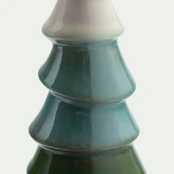 Sapin décoratif à poser en céramique H15,9cm - vert