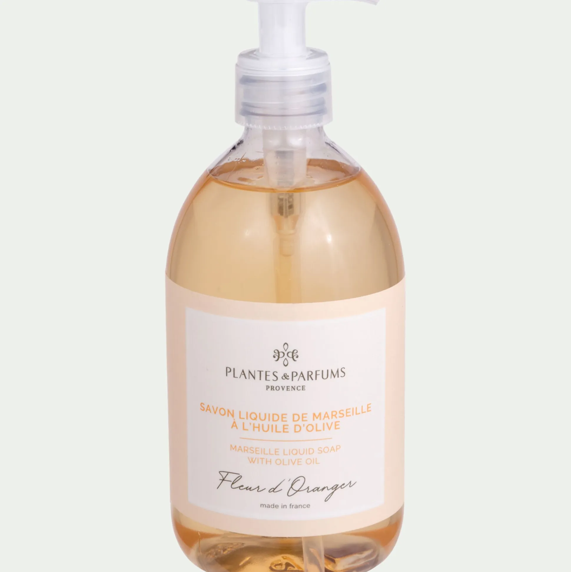 Savon de marseille liquide à la fleur d'oranger - 500ml