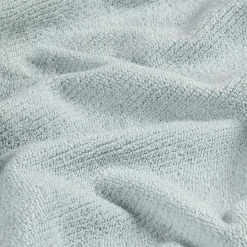 Serviette de toilette en bouclettes de coton bio - bleu 50x90cm