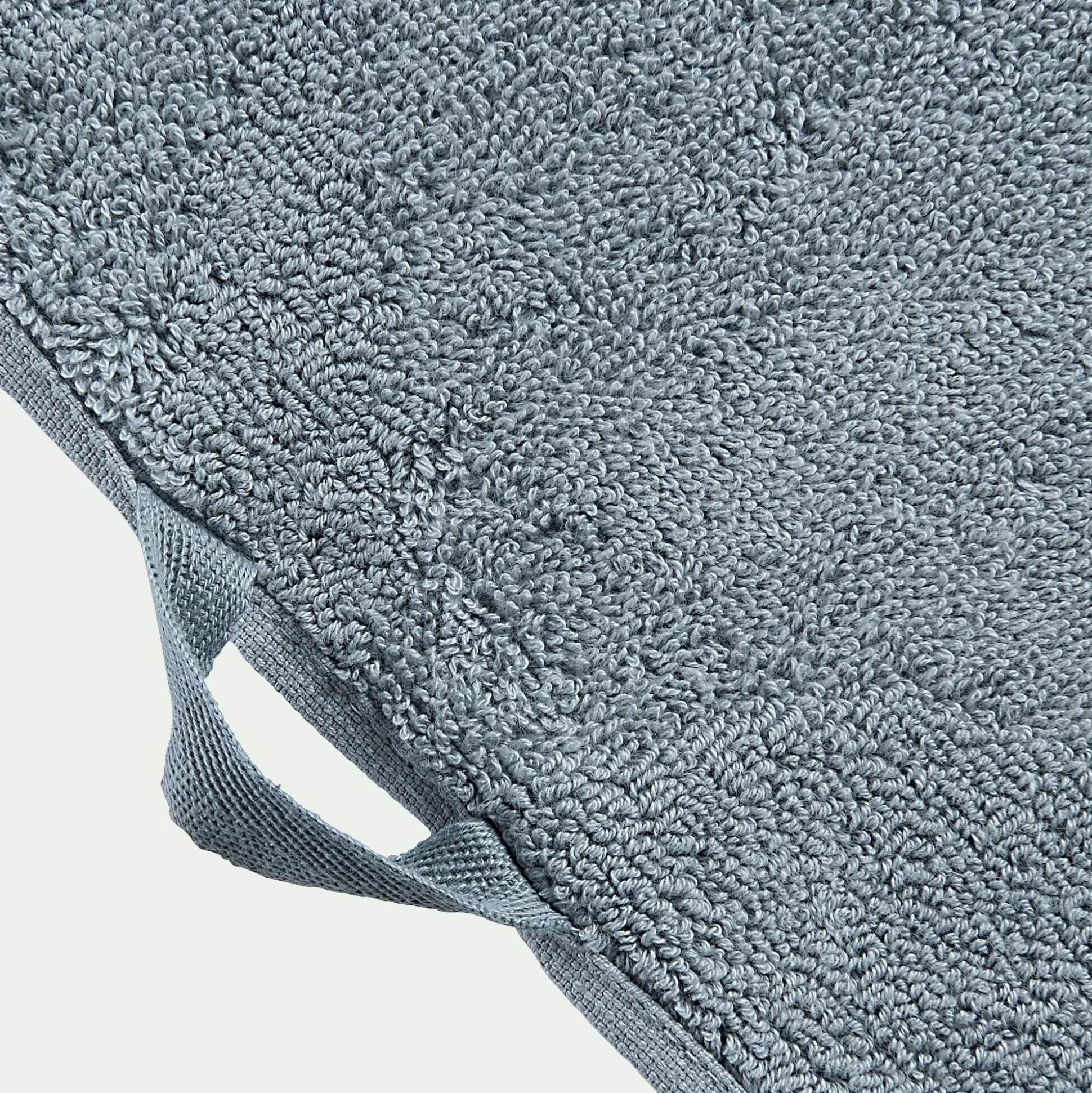 Serviette de toilette en coton - bleu calaluna 50x100cm