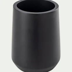 Set de salle de bain en polyresine - noir