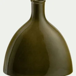 Soliflore en grès céramique H28,5cm - vert