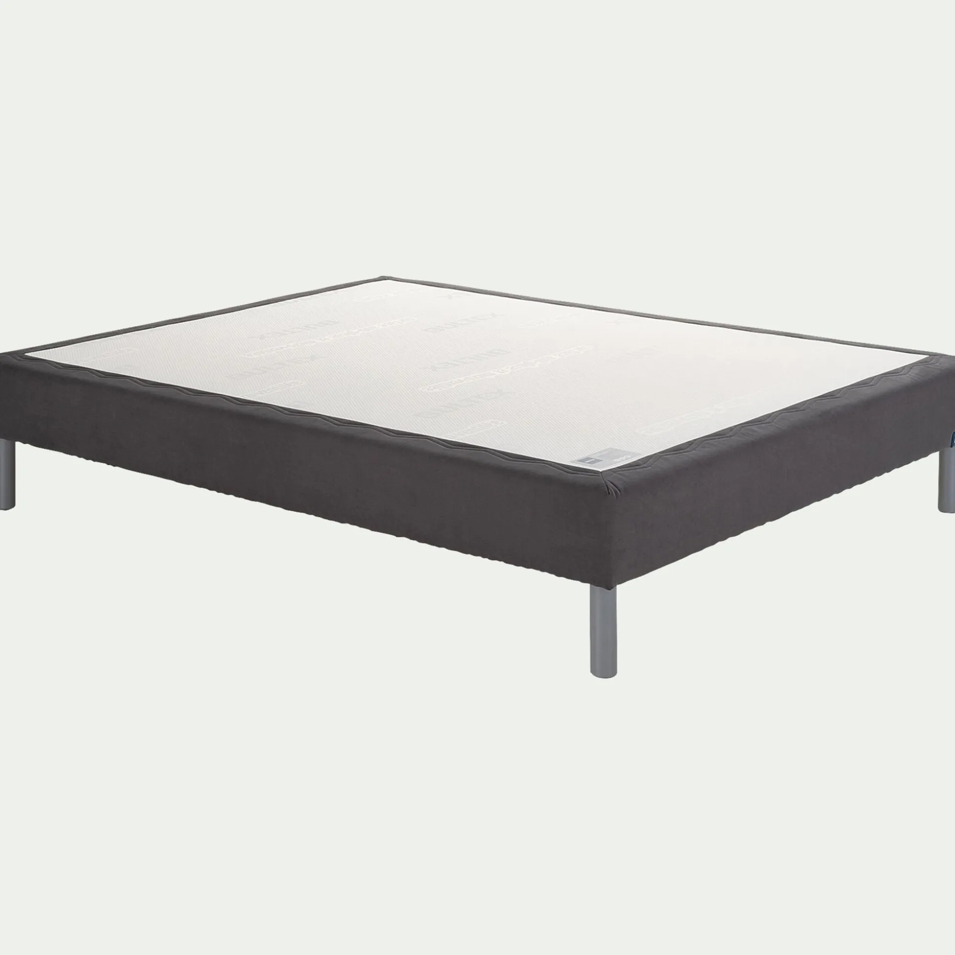 Sommier tapissier Bultex à lattes - gris 160x200cm