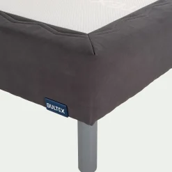 Sommier tapissier Bultex à lattes - gris 160x200cm
