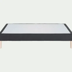Sommier tapissier 160x200cm - gris anthracite