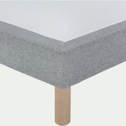 Sommier tapissier 140x200cm - gris clair