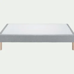 Sommier tapissier 140x190cm gris clair