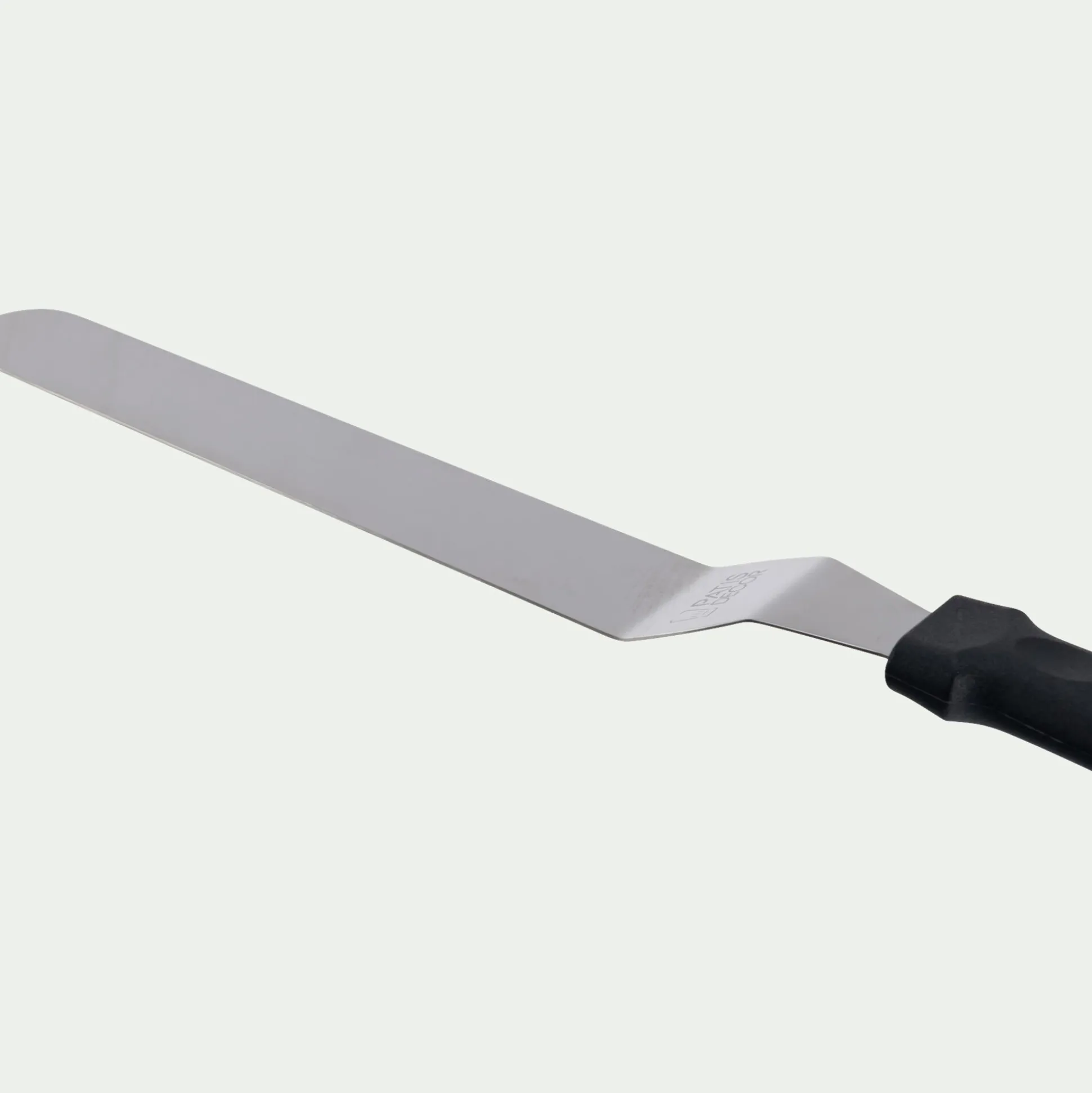 Spatule coudée en inox L25cm - argenté