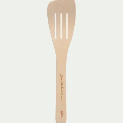 Spatule striée en bois de hêtre 30cm - naturel