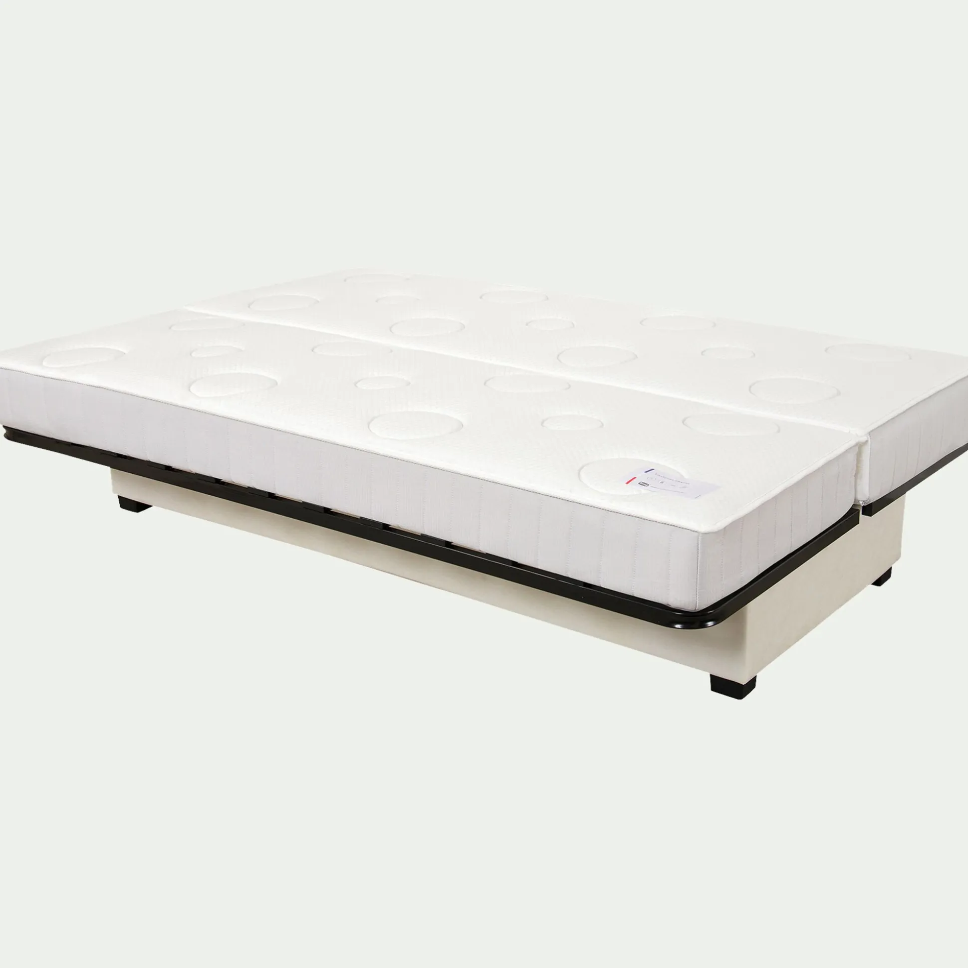Structure de clic-clac 128cm avec matelas simmons 15cm