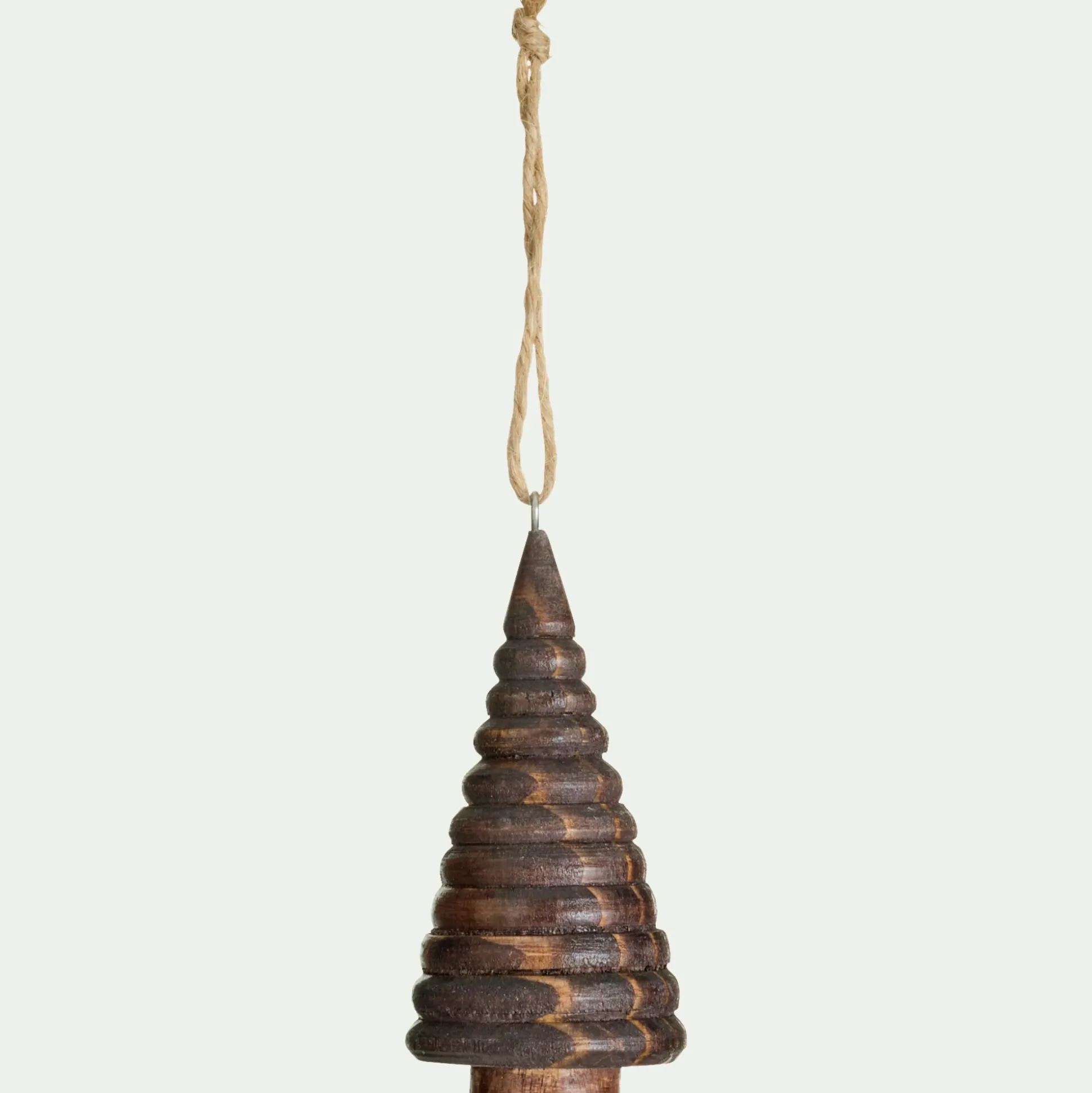 Suspension de Noël en bois H10cm - naturel (modèle aléatoire)
