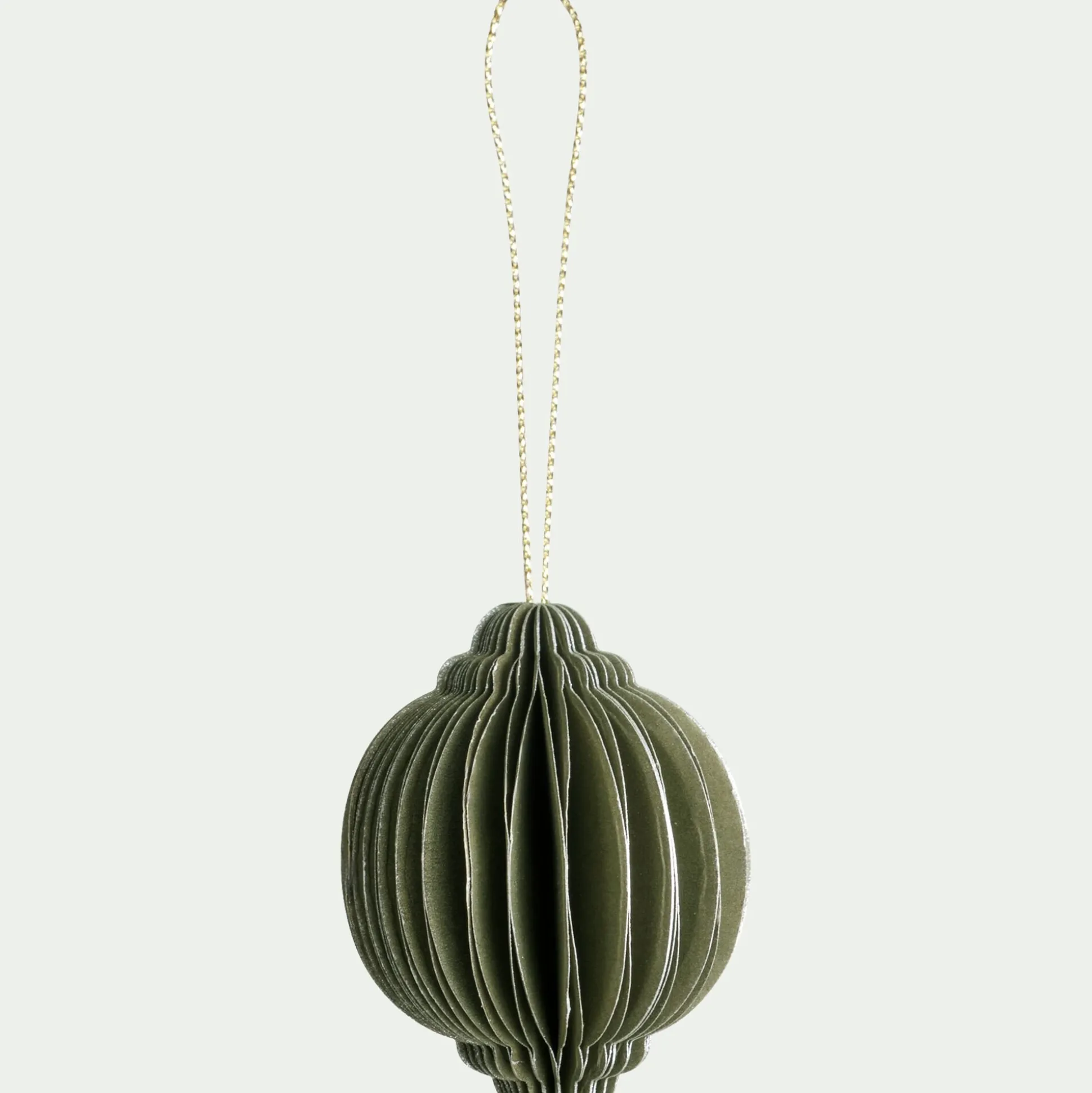 Suspension de Noël en papier H6cm - doré (modèle aléatoire)