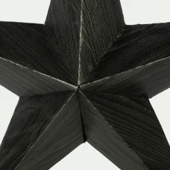 Suspension de Noël étoile en papier H30cm - gris